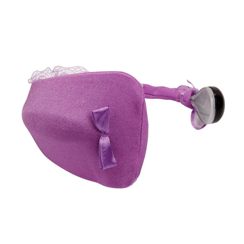 BAILE - THONG WITH VIBRATOR WITH LILAC REMOTE CONTROL 2 