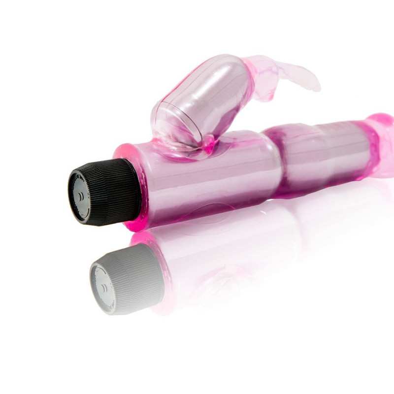 BAILE - VIBRATEUR AVEC STIMULATEUR ROSE RÉGLABLE 1 