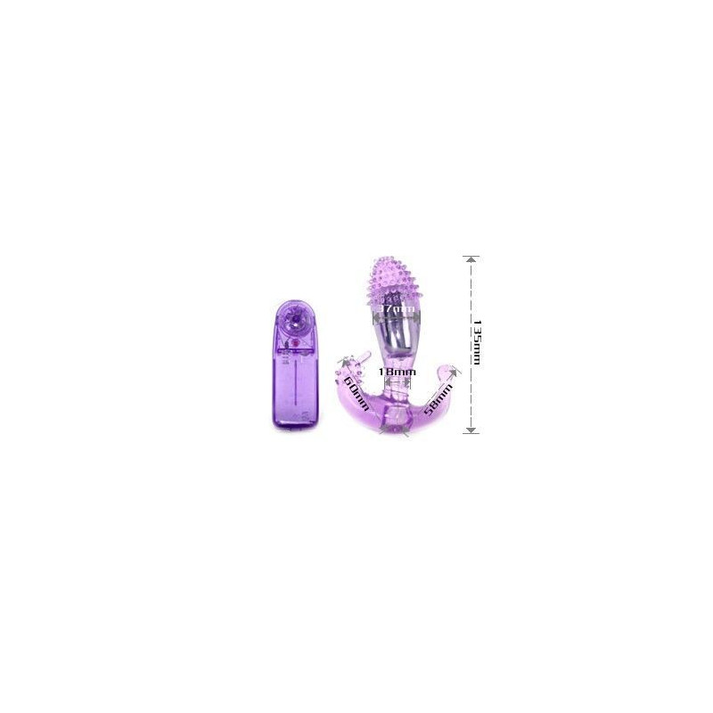 BAILE - VAGINAL AND ANAL STIMULATOR WITH VIBRATION 3 