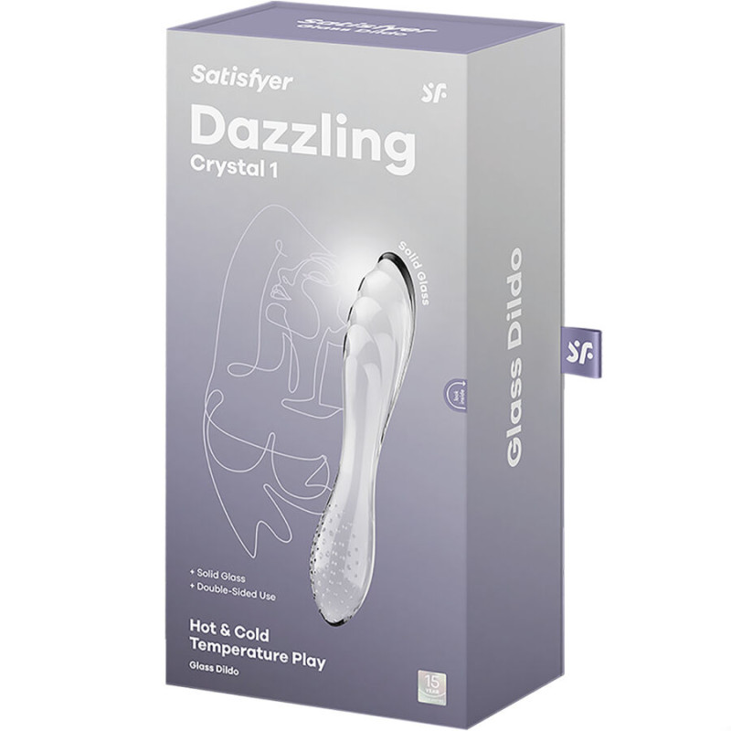 SATISFYER - DAZZLING CRYSTAL TRANSPARENT 4 