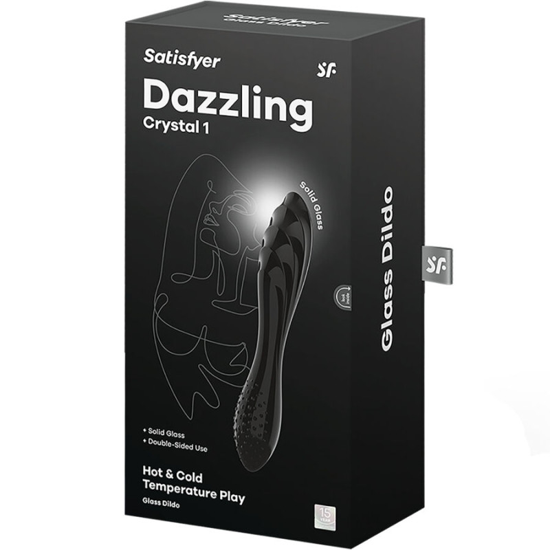 SATISFYER - DAZZLING CRYSTAL BLACK 4 