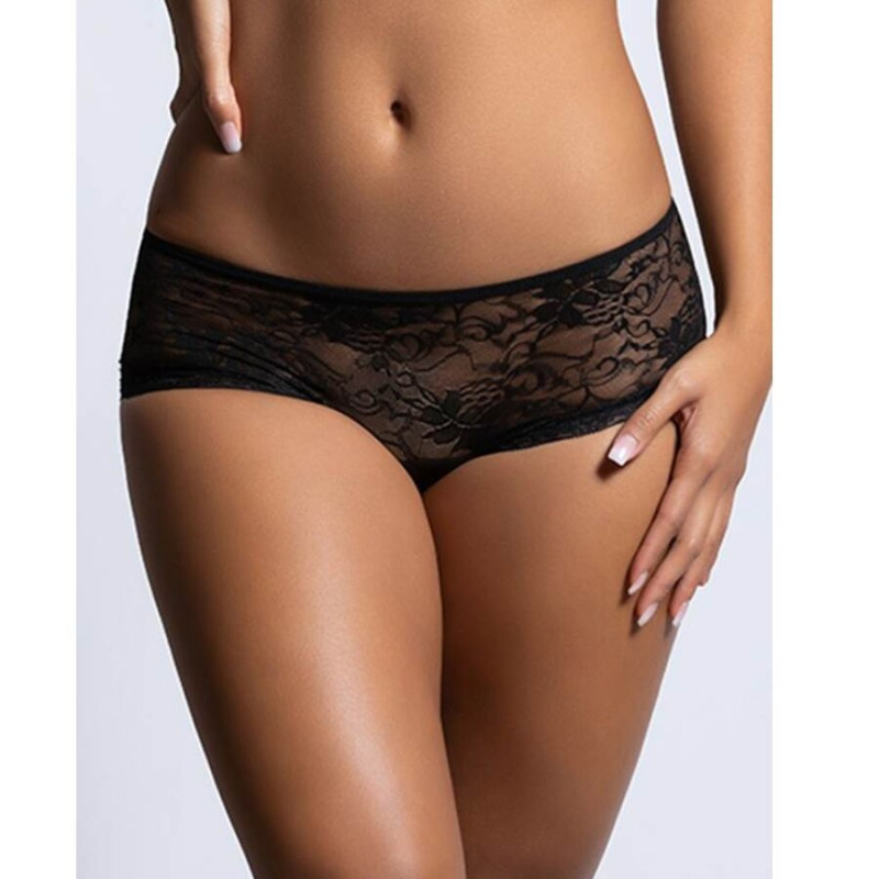 QUEEN LINGERIE - CULOTTE DENTELLE FLORALE OUVERTURE DOS S/M 2 