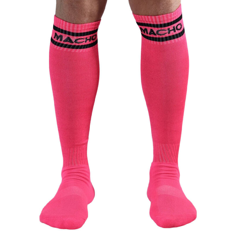 MACHO - LONG SOCKS ONE SIZE PINK 1 