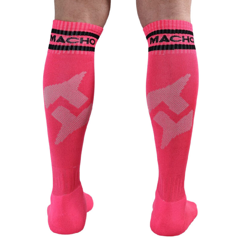 MACHO - LONG SOCKS ONE SIZE PINK 2 