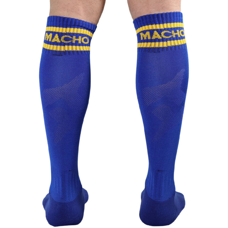 MACHO - LONG SOCKS ONE SIZE BLUE 2 