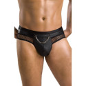 PASSION - 030 SLIP OUVERT TOM NOIR L/XL 2 