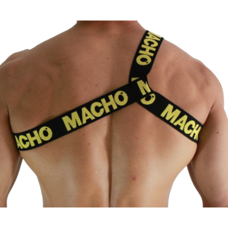 MACHO - HARNAIS ROMAIN JAUNE S/M 1 