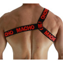 MACHO - HARNAIS ROMAIN ROUGE S/M 1 