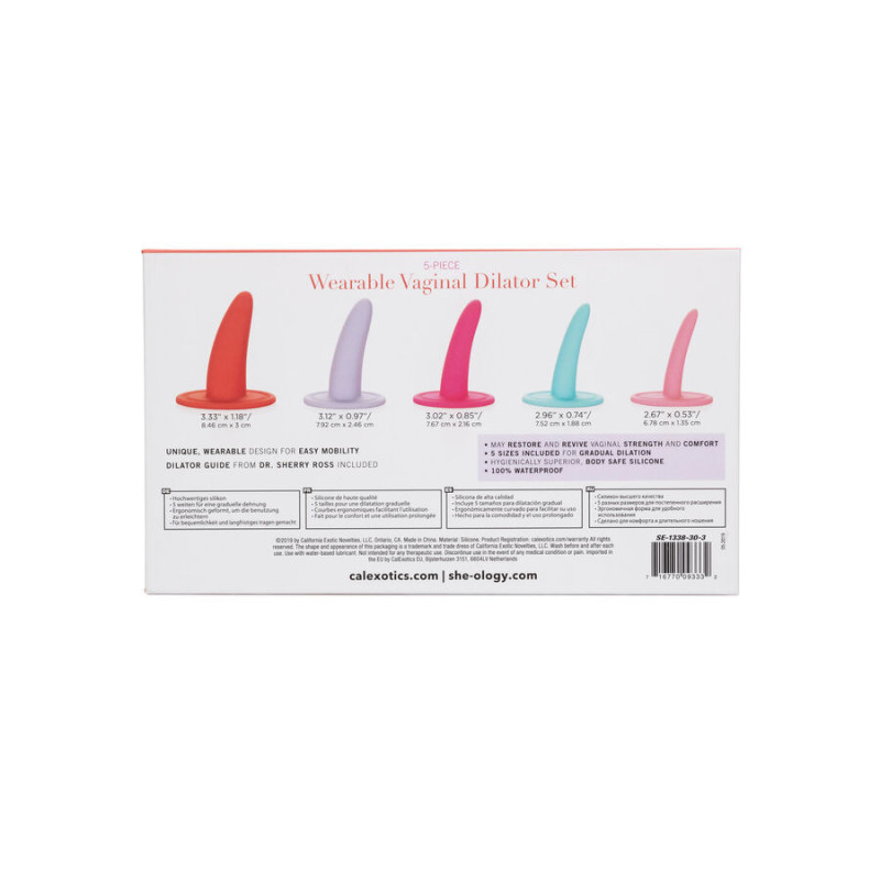 CALEXOTICS - 5-TEILIGES TRAGBARES DILATOR-SET 5 