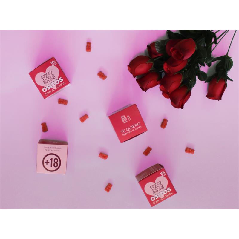 OSITO & CO - GUMMY BEARS WITH ALCOHOL GIN & STRAWBERRY 2 