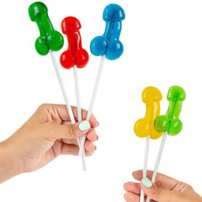 SECRETPLAY - DISPLAY ASSORTMENT PENIS LOLLIPOPS WITH ALCOHOL 40 UNITS 1 