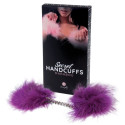 SECRETPLAY - PURPLE MARABOU HANDCUFFS 2 