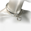 METAL HARD - BDSM NECKLACE WITH RING 18CM 1 