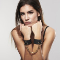 BIJOUX INDISCRETS MAZE - WIDE CUFFS BLACK 2 