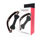 DARKNESS - BLACK BONE SILICONE GAG 1 