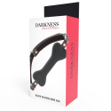 DARKNESS - BÂILLON EN SILICONE NOIR 3 