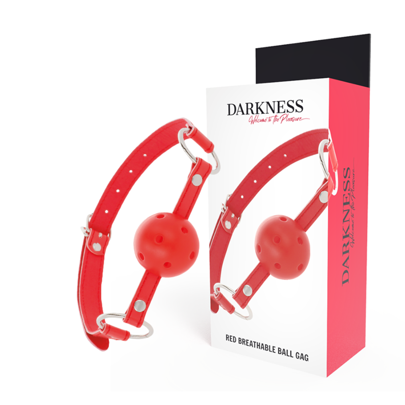 DARKNESS - RED BREATHABLE GAG 1 