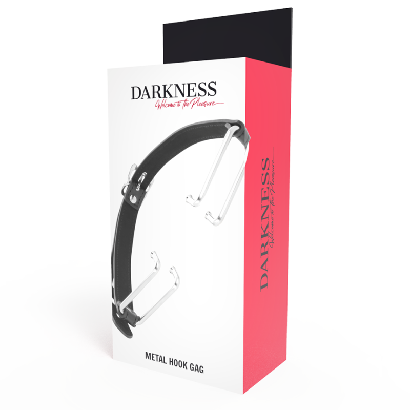 DARKNESS - KNEBEL MIT SCHWARZEM HAKEN 3 