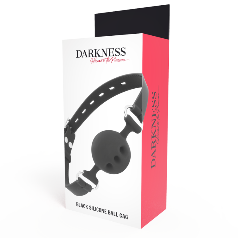 DARKNESS - BTON EN SILICONE RESPIRANT NOIR 3 