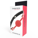 DARKNESS - BÂILLON EN SILICONE ROUGE 3 