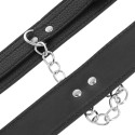 DARKNESS - BLACK TEXTURED LEATHER HANDCUFFS 2 