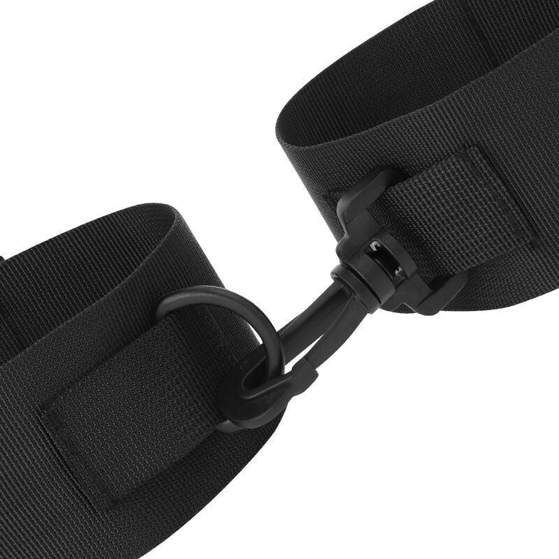 DARKNESS - BLACK NYLON ANKLE CUFFS 2 