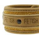 FETISH SUBMISSIVE ORIGEN - VEGAN LEATHER HANDCUFFS WITH NEOPRENE LINING 6 