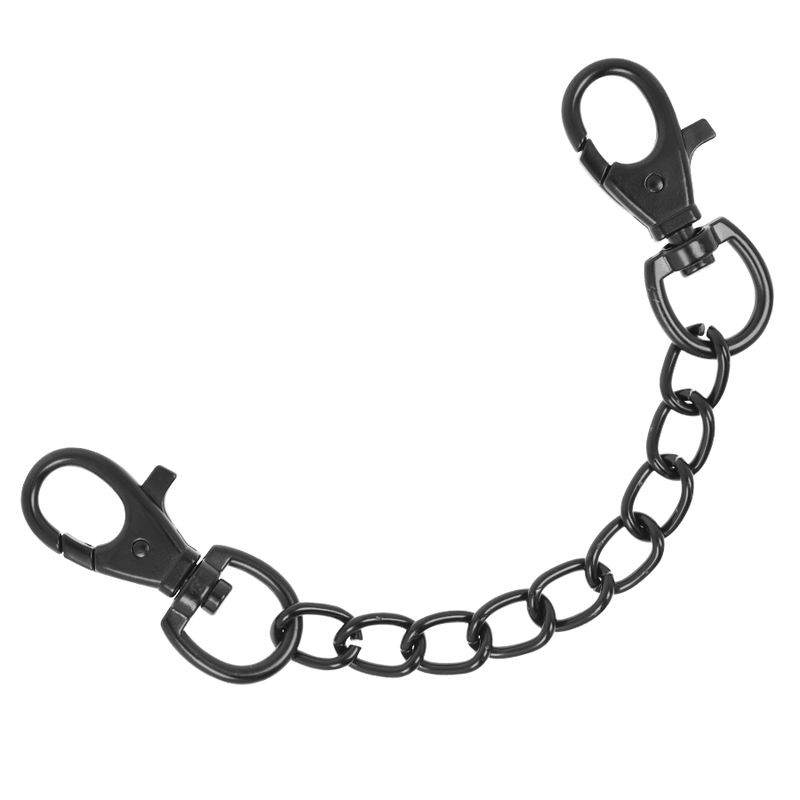 FETISH SUBMISSIVE DARK ROOM - VEGAN LEATHER HANDCUFFS WITH NEOPRENE LINING 2 