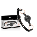 BEGME - BLACK EDITION BALL GAG VEGAN IN PELLE 1 