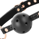 BEGME - BLACK EDITION BALL GAG VEGAN LEATHER 3 