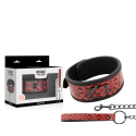 BEGME - RED EDITION PREMIUM VEGANES LEDERHALSBAND MIT NEOPRENFUTTER 1 