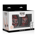 BEGME - CHEVILLES PREMIUM ÉDITION ROUGE AVEC DOUBLURE EN NÉOPRÈNE 8 