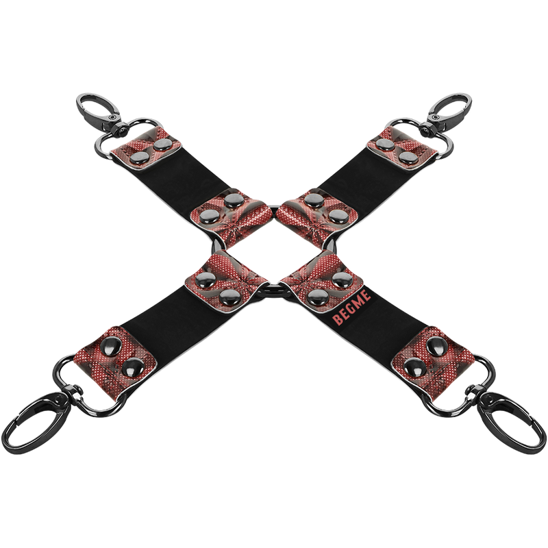 BEGME - RED EDITION PREMIUM VEGAN LEATHER HOG TIE 3 