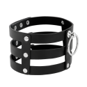 COQUETTE CHIC DESIRE - FETISH STYLE VEGAN LEATHER CHOKER 2 