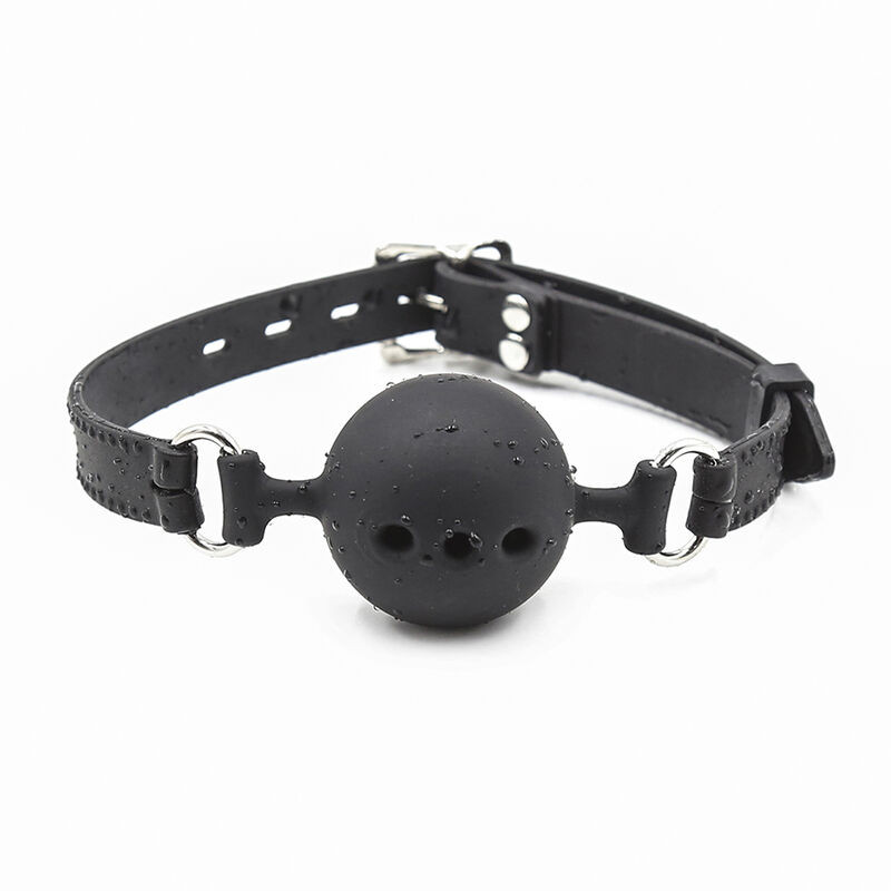 OHMAMA FETISH - BALL GAG IN SILICONE TRASPIRANTE TAGLIA L 2 