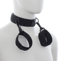 OHMAMA FETISH - NYLON HANDCUFFS AND COLLAR 1 