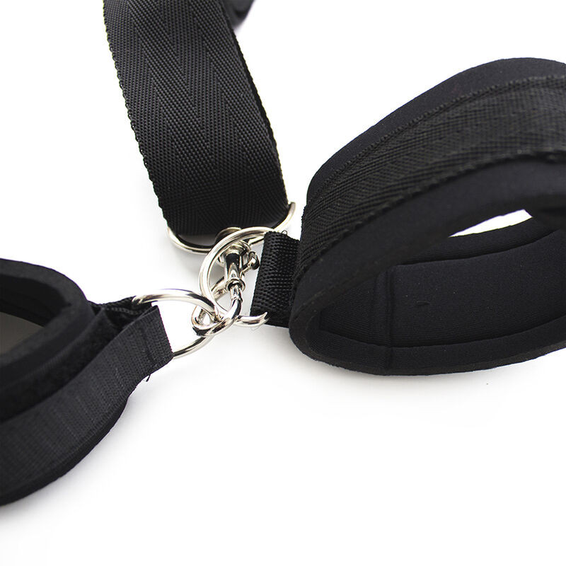 OHMAMA FETISH - FETISH NEOPRENE GAG WITH HAND CUFFS 4 