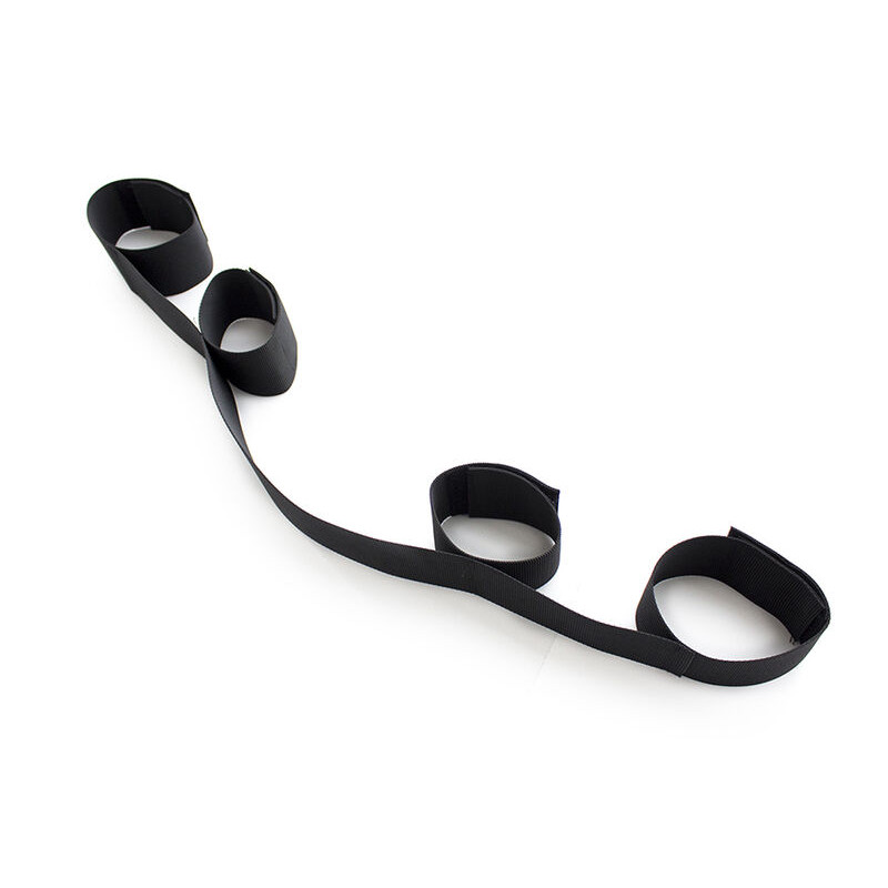 OHMAMA FETISH - SPREADER SOFT BAR FULL NYLON WRIST RESTRAINTS 8 