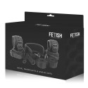 FETISH SUBMISSIVE - POSIZIONE MASTER CON 4 MANETTE RIVESTITE IN NOPRENE 10 