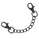 FETISH SUBMISSIVE - VEGAN LEATHER HANDCUFFS WITH NOPRENE LINING 5 