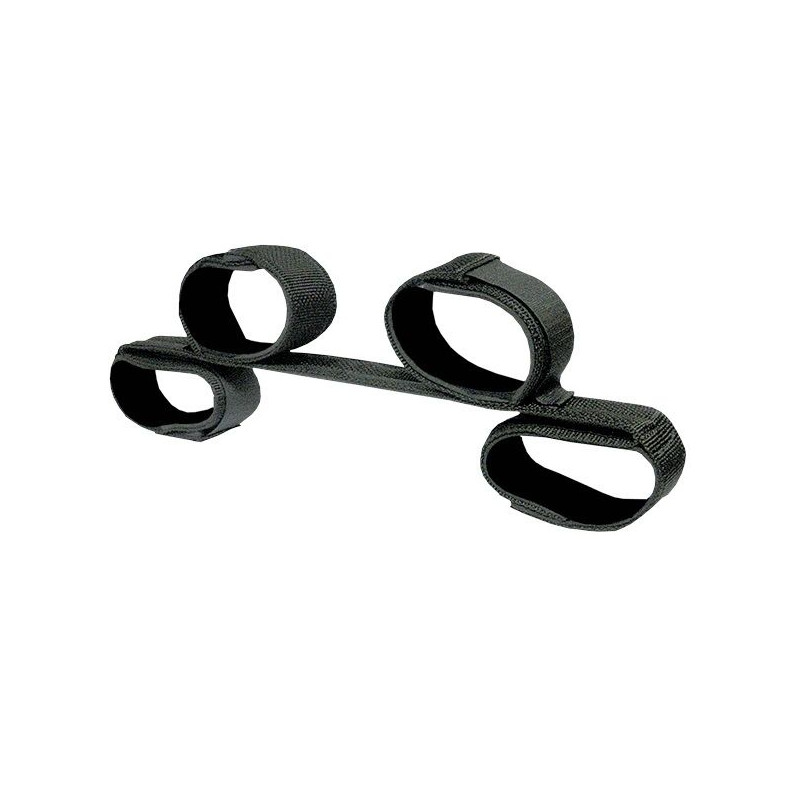 SPORTSHEETS - NYLON BAR WITH NEOPRENE HANDCUFFS 1 