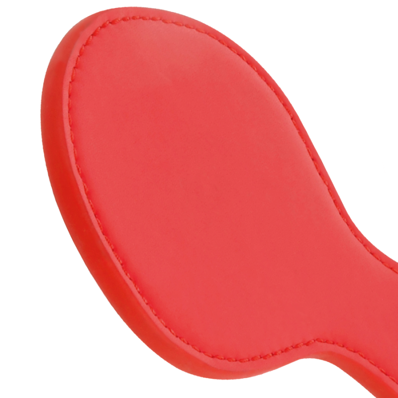 DARKNESS - RED ROUNDED FETISH PADDLE 2 