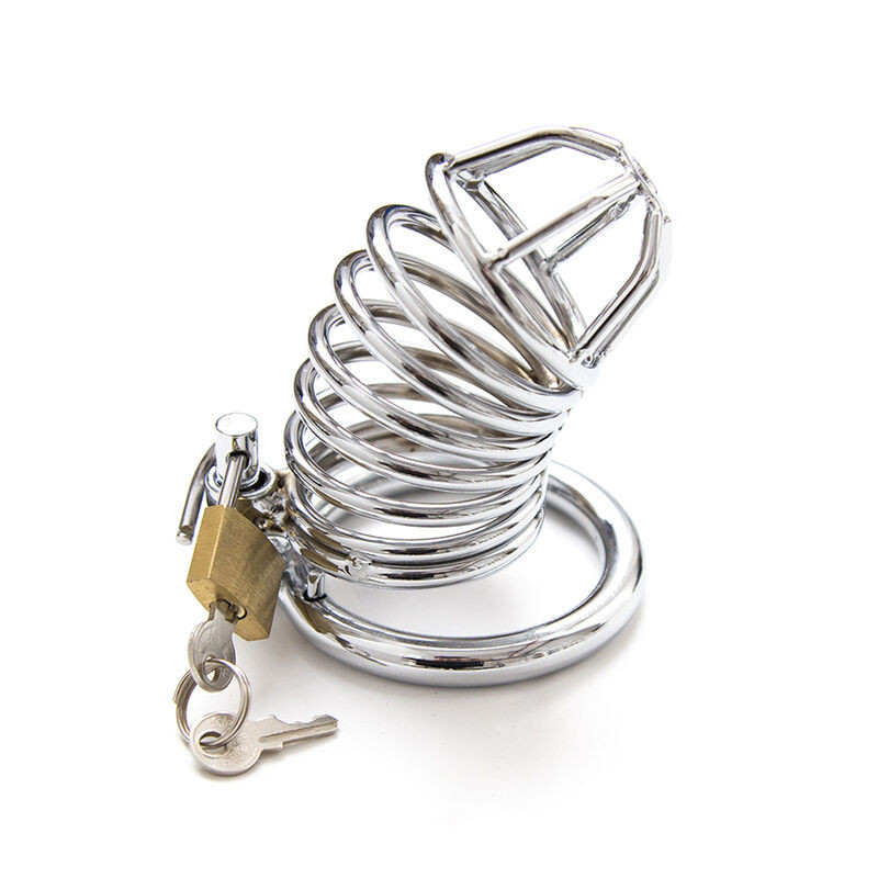 OHMAMA FETISH - METAL CHASTITY CAGE SIZE S 2 