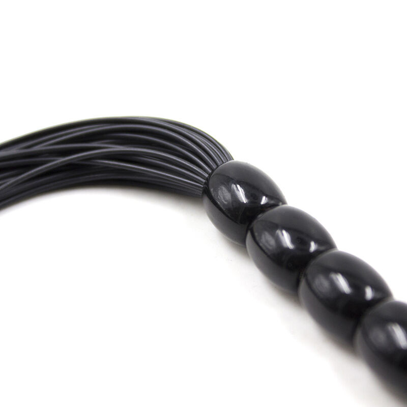 FLOGGER OHMAMA FETISH CON MANICO IN SILICONE NERVATO 22 CM 3 