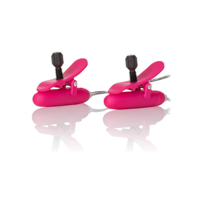 CALEXOTICS - VIBR HEATED NIPPLE TEASERS PINK 2 