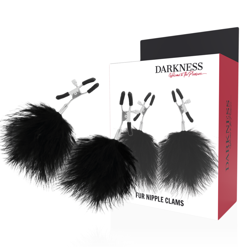 DARKNESS - POM-POM NIPPLE Clamps 2 1 