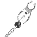 DARKNESS - METAL NIPPLE CLAMP WITH CHAIN 3 