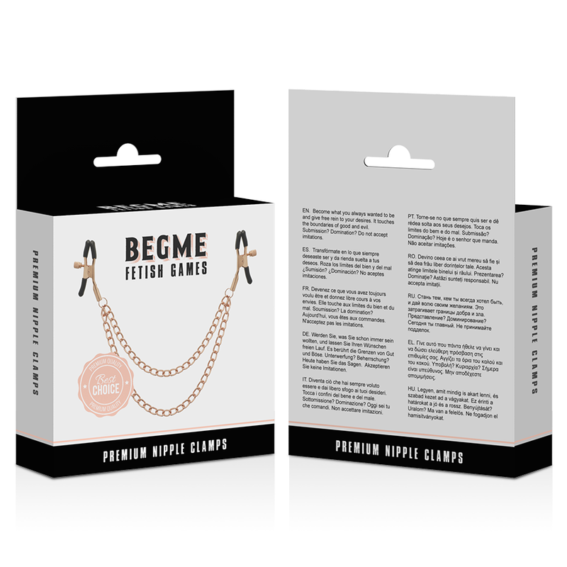 BEGME - BLACK EDITION PREMIUM NIPPLE CLAMPS 3 