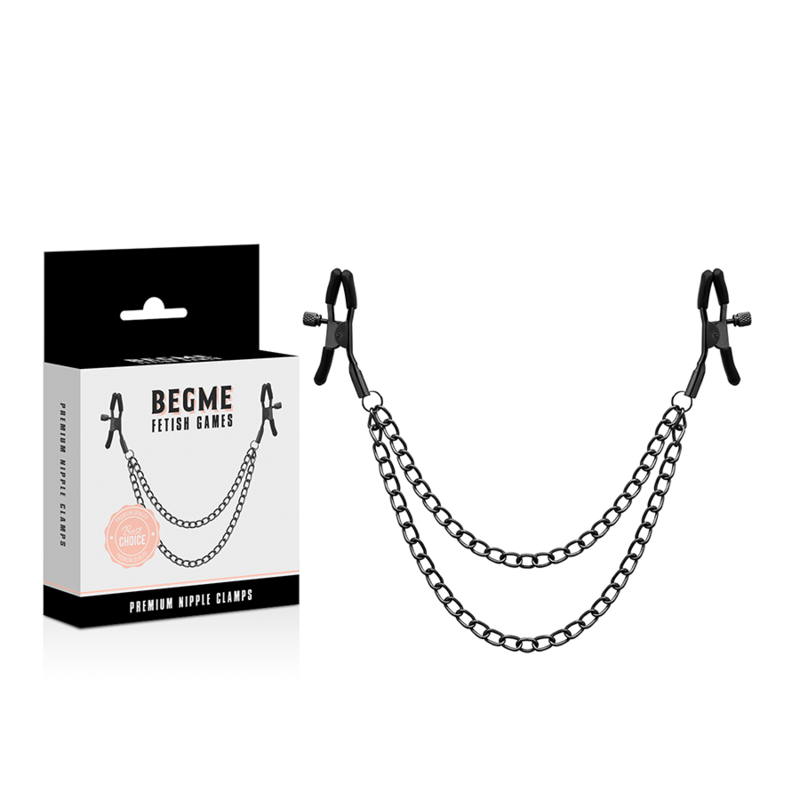 BEGME - RED EDITION NIPPLE CLIPS WITH CHAIN 1 