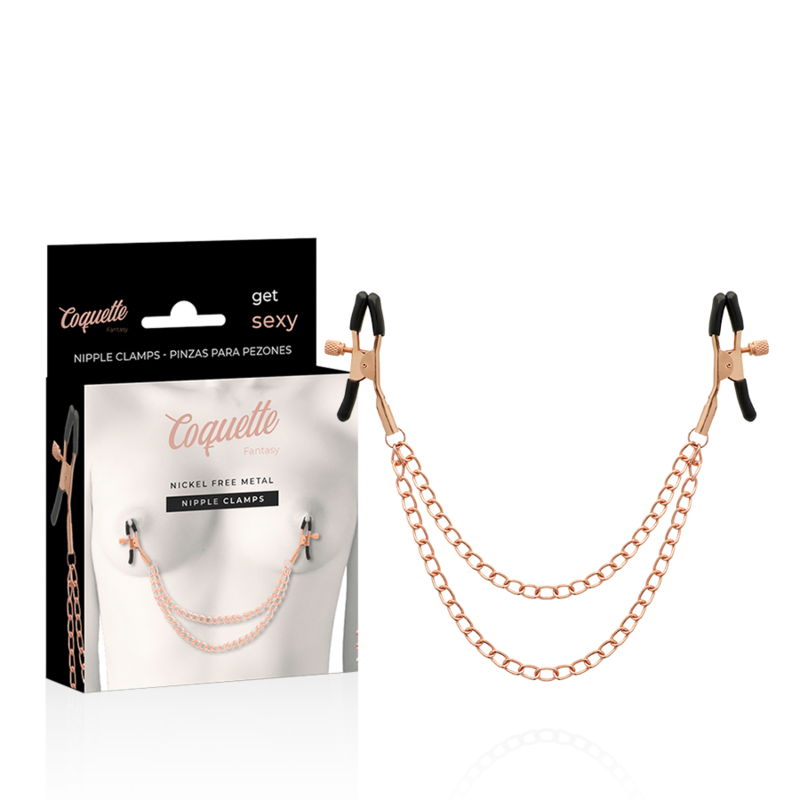 COQUETTE CHIC DESIRE - FANTASY-NIPPELCLIPS AUS METALL MIT KETTE 1 